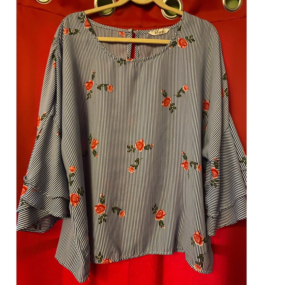 Hint of blush blouse